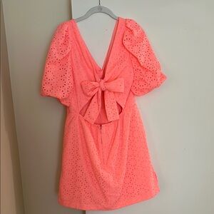 Lilly Pulitzer Eyelet Puff Sleeve Skort Dress